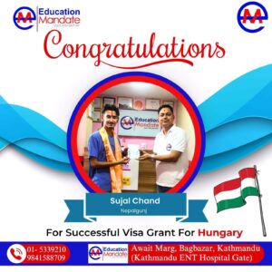 sujal chand hungary visa success